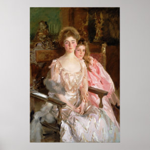 Poster Sargent - Mme Warren (Gretchen Osgood) & Fille