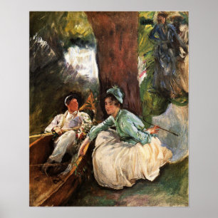 Poster Sargent - Par La Rivière 1888