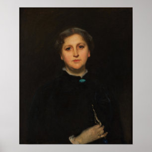 Poster Sargent - Portrait De Mme Raphael Pumpelly