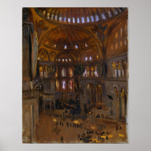 Poster Sargent - Santa Sofia 1891
