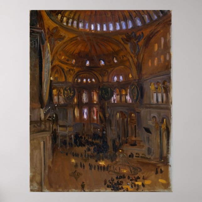 Poster Sargent - Santa Sofia 1891 (Devant)