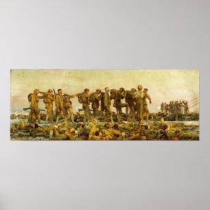Poster Sargent - Soldats gazés