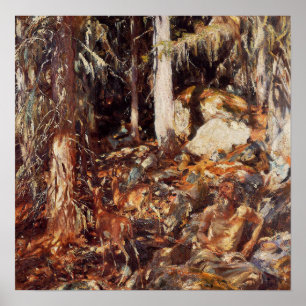 Poster Sargent - The Hermit 1908