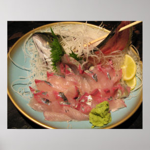 Poster Sashimi 刺身 ... Cuisine Japonaise