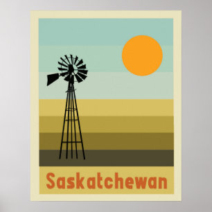 Poster Saskatchewan Canada