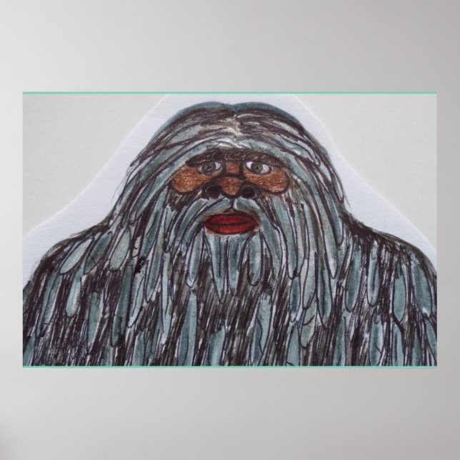 Poster Sasquatch 7 pi 6 en grand géant G (Devant)