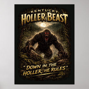 Poster Sasquatch Bigfoot