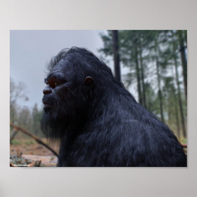 Poster sasquatch bigfoot (Devant)