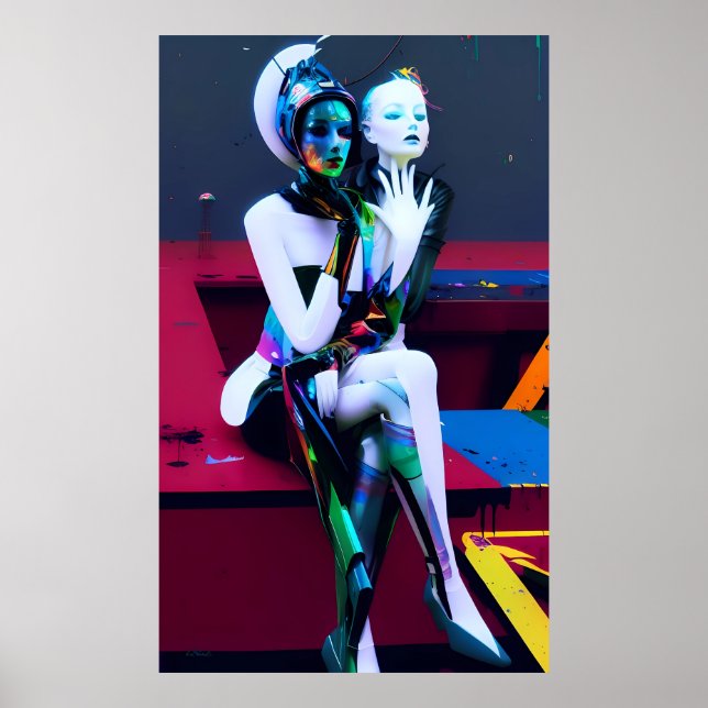 Poster S'asseoir sur l'avenir Ken Gage Sci-Fi (Devant)