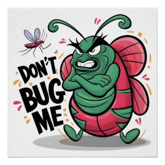 Poster Sassy Bug : L'art lunaire inspiré des graffitis
