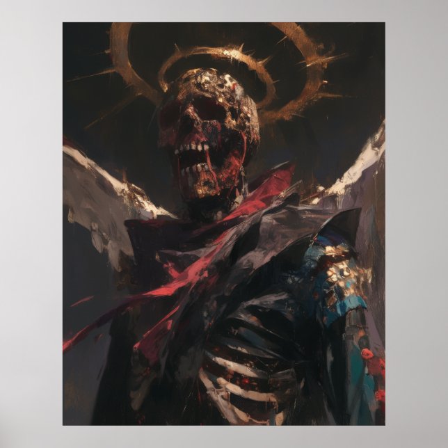 Poster Satan Saint Hyper réalisme Peinture à l'huile P (Devant)