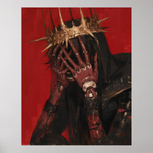 Poster Satan Saint Hyper réalisme Peinture à l'huile P