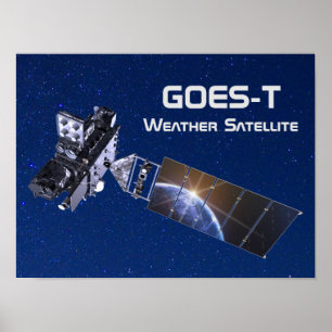 Poster Satellite météorologique GOES-T