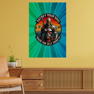 Poster Satisfaites Votre Âme Échangez pour le Chevalier d