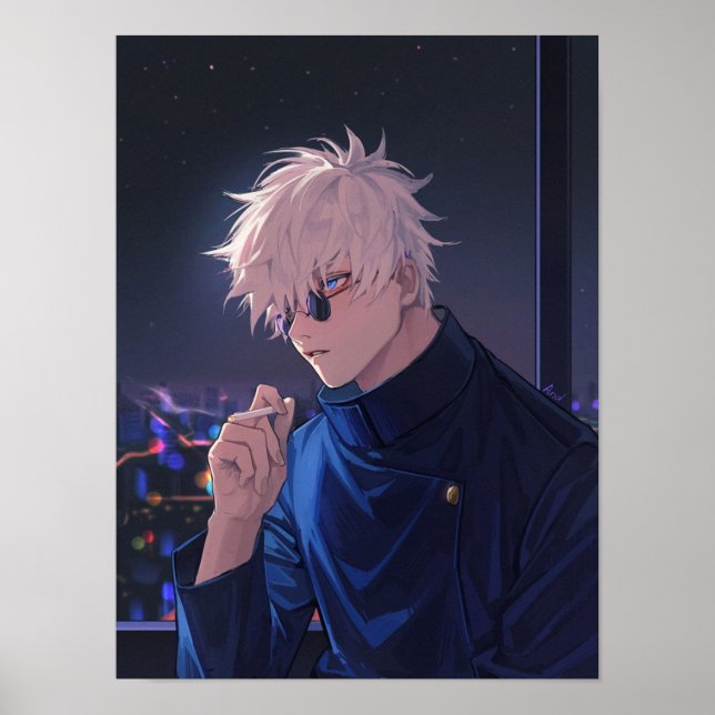 Poster Satoru Gojo (Devant)