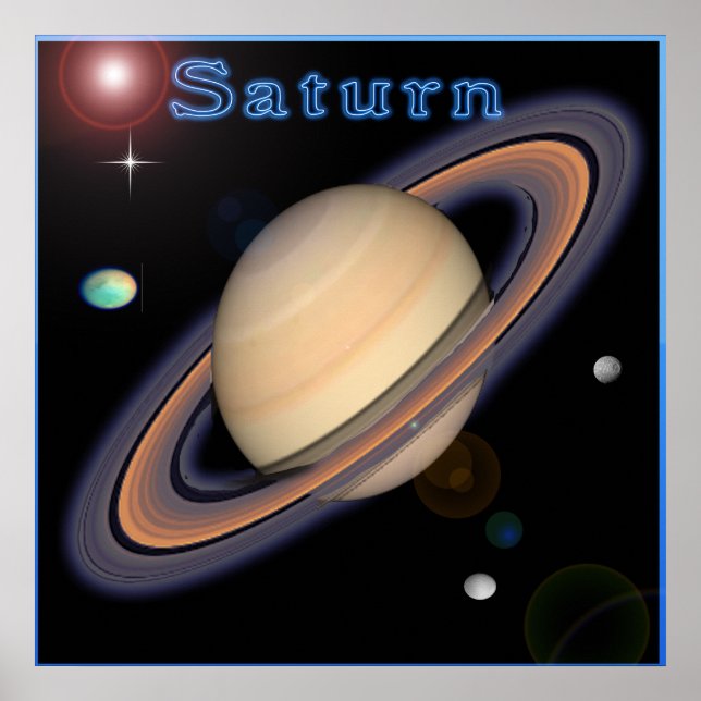 Poster Saturn (Devant)