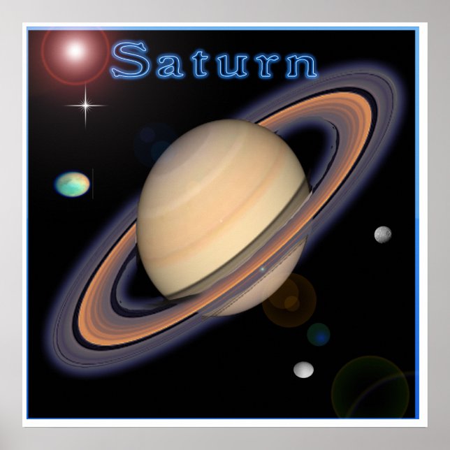 Poster Saturn (Devant)