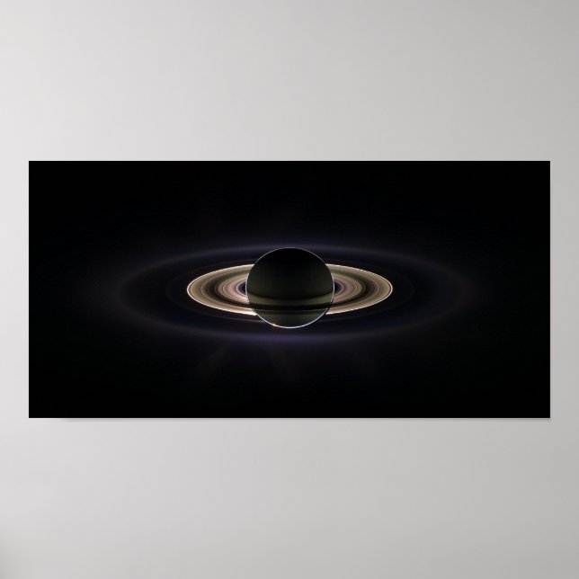 Poster Saturn Aglow (Devant)