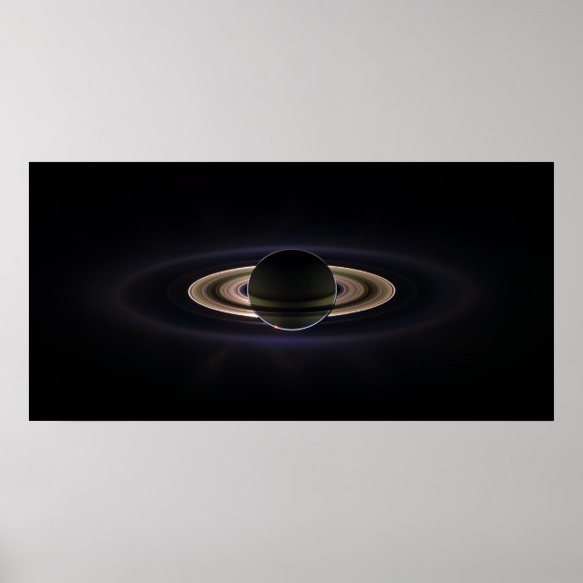 Poster Saturn Eclipse (Devant)