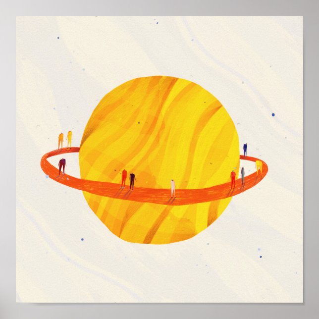 Poster Saturne (Devant)