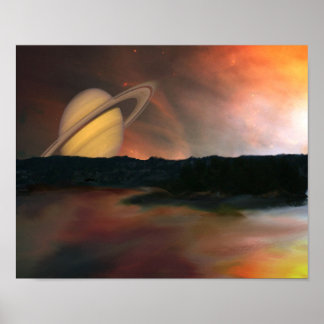 Poster Saturne