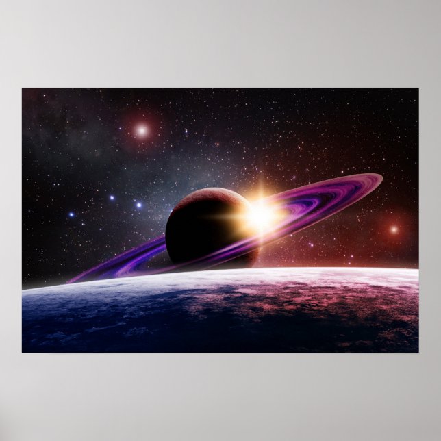 Poster Saturne (Devant)