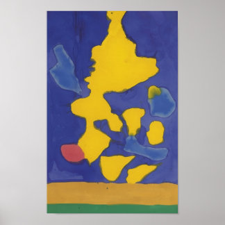 Poster Saturne revisité - 1964 - Helen Frankenthaler