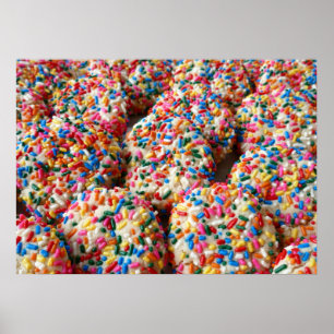 Poster Saupoudrer Cookies amusant Baking Photography