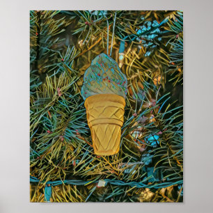 Poster Saupoudrer de crème glacée