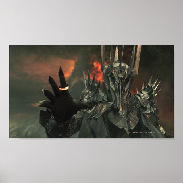 Poster Sauron à la main (Devant)