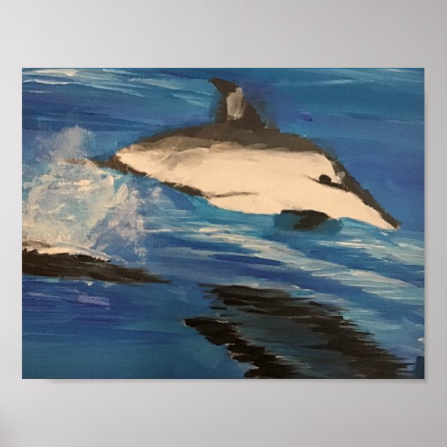 Poster saut dauphin (Devant)