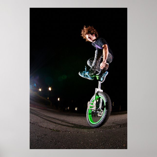 Poster Saut de fluo (Devant)