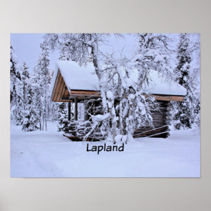 Poster saute à Lapland,