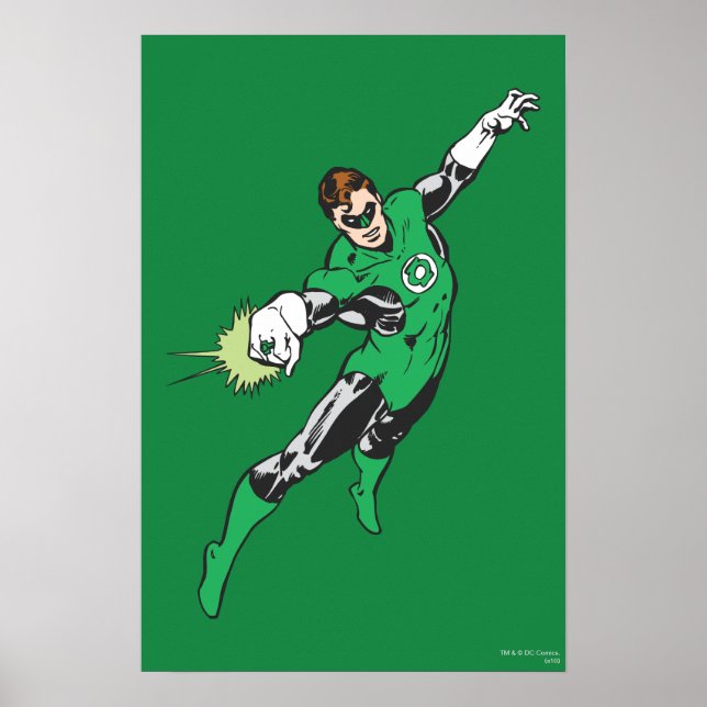 Poster Saute-lanterne verte (Devant)