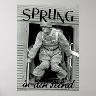 Poster Sauter dans l'ennemi
