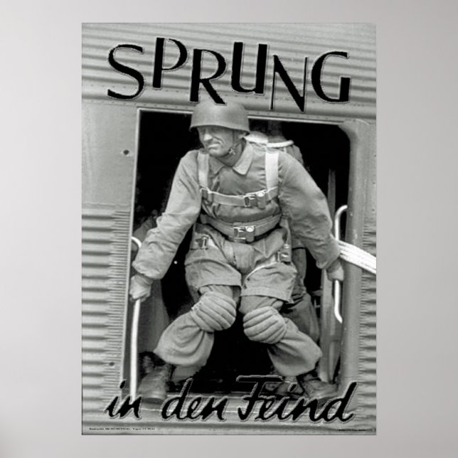 Poster Sauter dans l'ennemi (Devant)