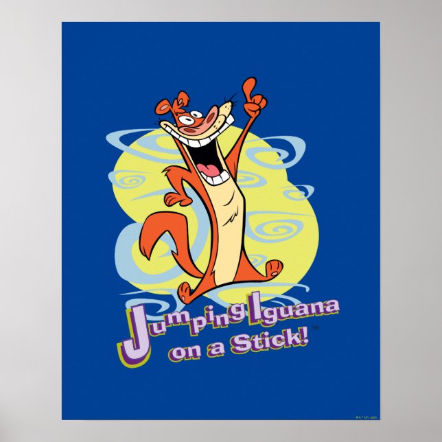 Poster Sauter Igauna sur une bâche!™ (Devant)