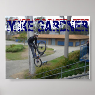 Poster sauter vingt escaliers