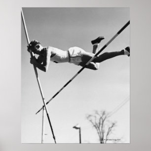 Poster Sauteur de Polonais masculin