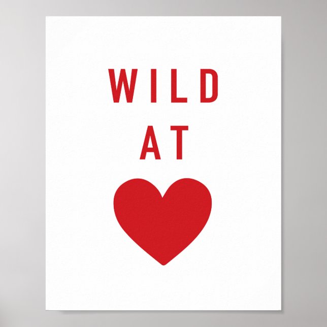 Poster Sauvage au coeur (Devant)