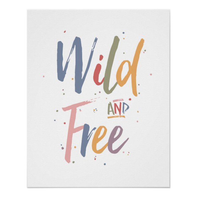 Poster Sauvage Et Libre (Devant)
