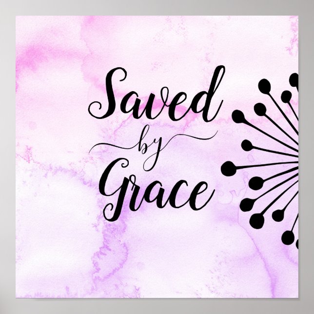 Poster "Sauvé par grâce" (Devant)