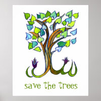 SAUVER LES ARBRES arbre forestier amour coeur art