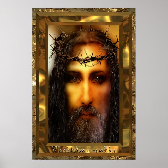 Poster Sauveur (affiche) personnalisable (Devant)