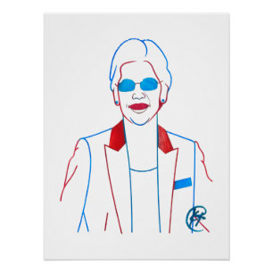 Poster Sauveur en éducation Elizabeth Warren Classroom Po