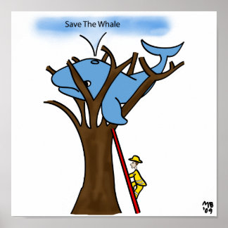 Poster Sauvez La Baleine !