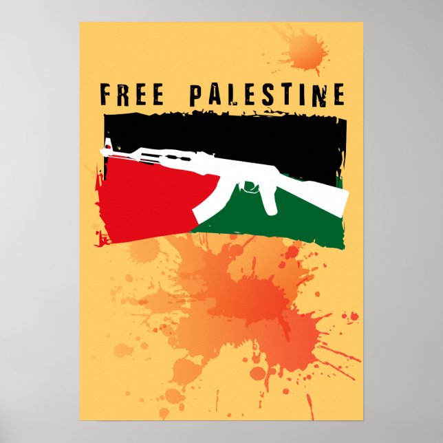 Poster Sauvez la Palestine (Devant)