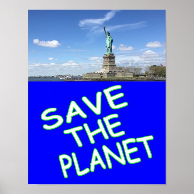 Poster Sauvez La Planète (Devant)