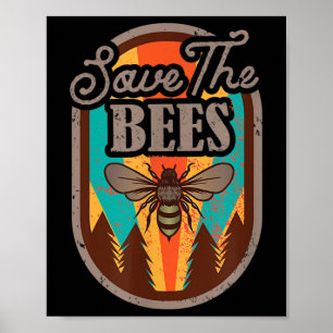 Poster Sauvez La Protection De l'environnement Des Abeill