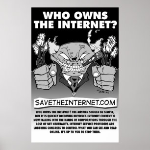 Poster Sauvez l'affiche d'Internet